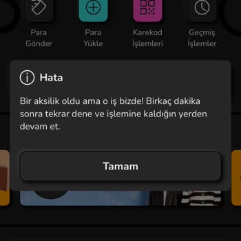 Nays Uygulama İçi Hata