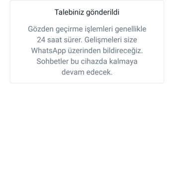 WhatsApp Spam Yiyorum Ve Yasaklanıyorum