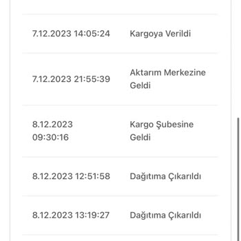 Bir Günde Kargo Teslimat Sorunu Hk