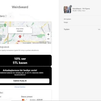 Weirdweard.com Ödemesi Alınan Kargoya Verilmeyen Ürün
