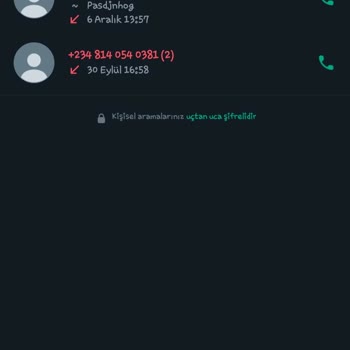 WhatsApp Farklı Numaradan Aranıyorum