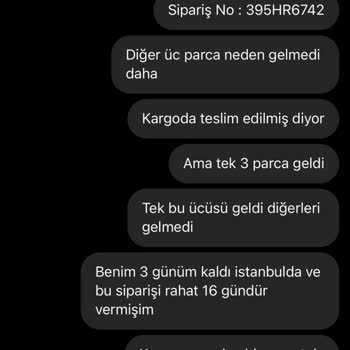 H&R Butik 3 Eksik Ürün