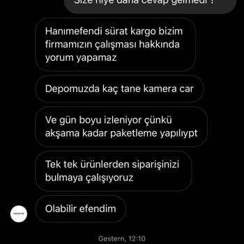 H&R Butik 3 Eksik Ürün