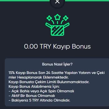 Baywin Şikayetvardaki Şikayetimi Silmeden Kayıp Bonusumu Vermiyor