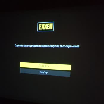 Exxen Açılmıyor