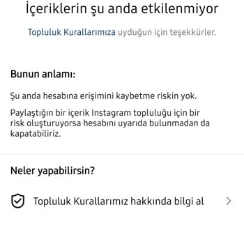 Instagram Hesap Kısıtlaması