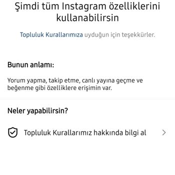 Instagram Hesap Kısıtlaması