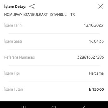 Vodafone Pay Kampanya Ödemesi Yapmıyor