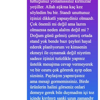 Mutluluk Bezesi Üretici Tarafından Mağduriyet.