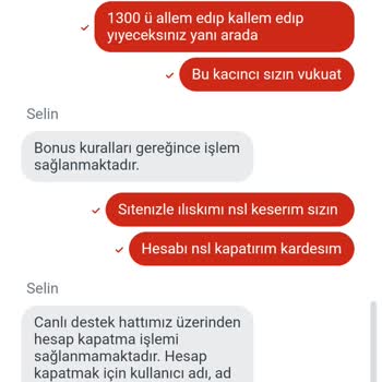 Lotusbet Paramı Vermedi Para