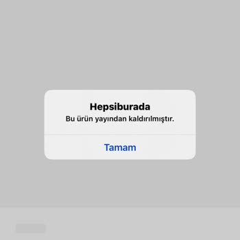 Hepsiburada Hata Düzeltmeme Sorunu