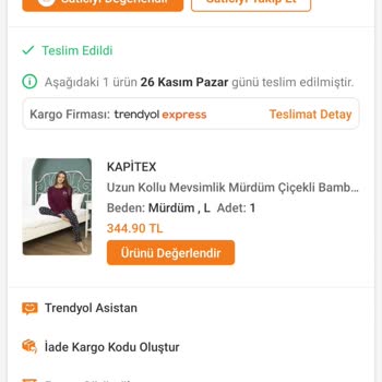 Modareya Pijama Takımı Yıkanınca Çekti