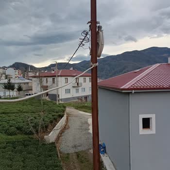 Çoruh Edaş Elektrik Direği Arızası