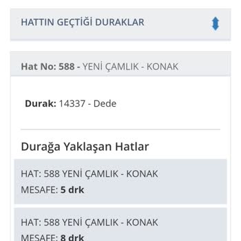 İzmir Büyükşehir Belediyesi 588 Otobüs Saatinde Gelmiyor