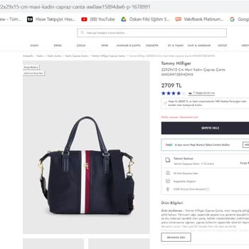 Tommy Hilfiger Den Çanta Alma Mağduriyeti