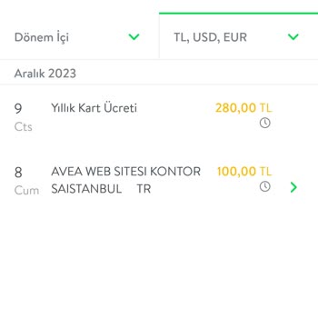 TEB Yıllık Kart Ücreti