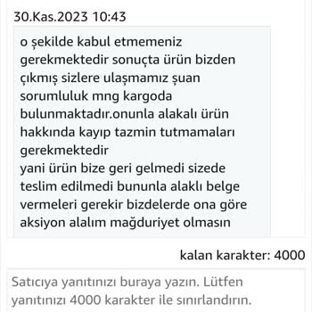 Amazon Alışveriş Sonrası Para İadesi Yapılmadı