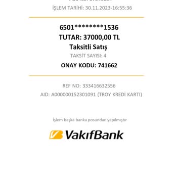 Vestel Kredi Kartı Geri Ödeme Gecikmesi