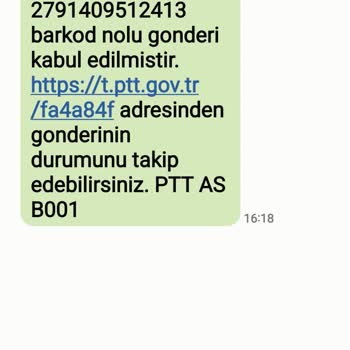 PTT Kargo Kargo Teslim Edilmedi