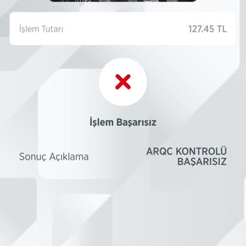Ziraat Bankası NFC Ödemede Hata