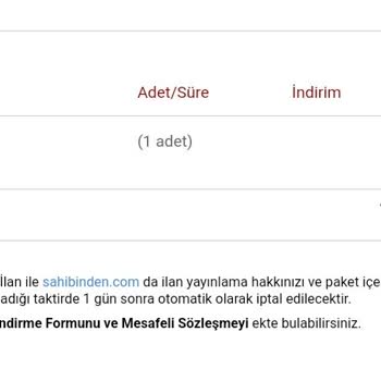 Sahibinden.com Üyelik Feshi