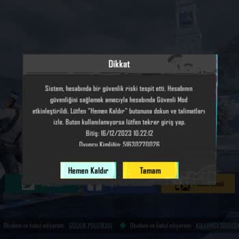 PUBG Mobile Banim Açılsın