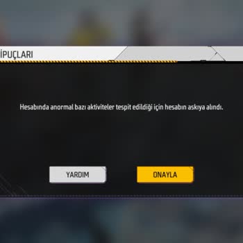 Garena Free Fire Sonsuz Ban Kaldırma