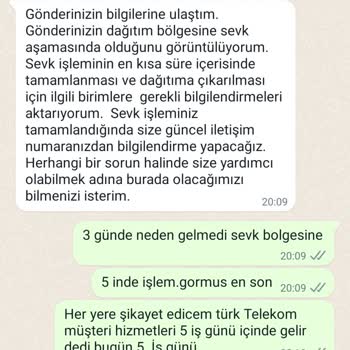 AGT Kurye Ve Türk Telekom Modem Teslimat Gecikmesi