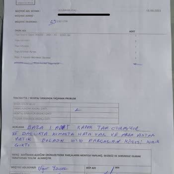 Enza Home Kepez Hasarlı/Ayıplı Ürün Değişiminin Yenisiyle Yapılmaması