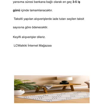 LC Waikiki Ürün İadesinde Eksik Ücret İadesi