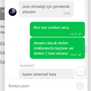 BuharKeyf Satın Aldığınız Ürün Dışında Farklı Ürün Gelmesi, Muhatap Bulamazsınız