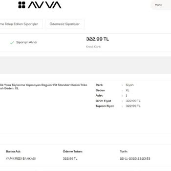 Avva.com.tr Den Triko Kazak Aldım, Bugün 18. Gün Kargoya Verilmedi,