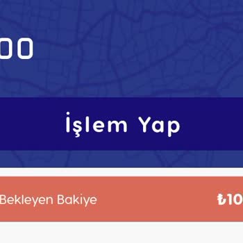 BURULAŞ Bursakart Bekleyen Bakiye