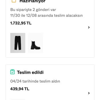 Bershka Siparişimi 10+ Gündür Yollamıyor