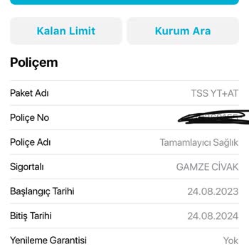 Türkiye Sigorta Provizyon Onayı Sorunu