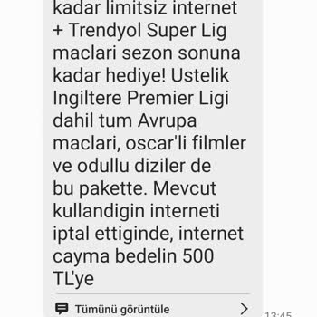 Digiturk Uydu Artı İnternet Paketi Aktive Olmadı