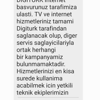 Digiturk Uydu Artı İnternet Paketi Aktive Olmadı