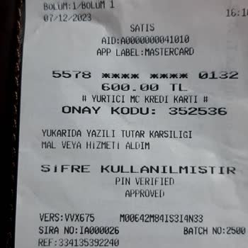 Fest Danışmanlık ve Depolama Yanlış ve Farklı Ürün