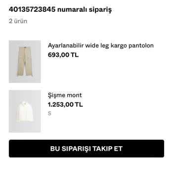 Bershka Ürün Teslimatı Gerçekleşmiyor