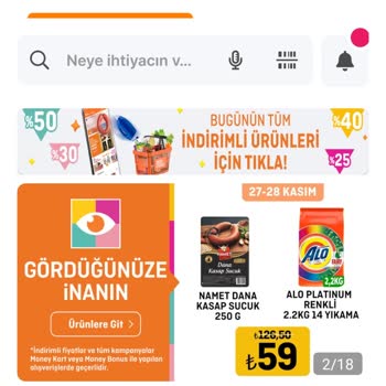 Migros Sanal Market Yapılmayan Promosyonlu Ürün İndirimi
