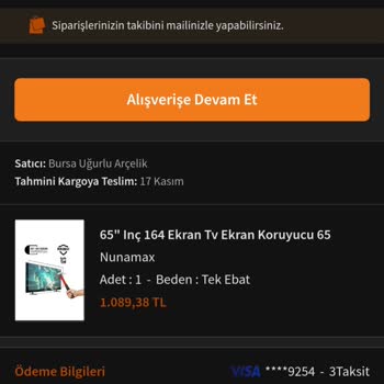 Sendeo Ürün Aldım Elime Daha Ulaşmadı