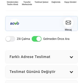 BOVO Karaca Kargomu Kaybetti