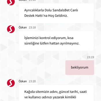 SandalsBet Ödeme Yapmayan Site Hayal Kırıklığı