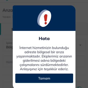 Türk Telekom Genel Arıza Kaynaklı Online Katıldığım Sınavımın İptal Edilmesi