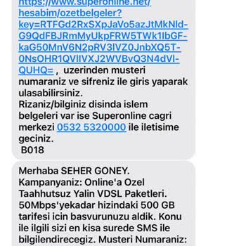 Superonline Yanlış İşlem Sonucu
