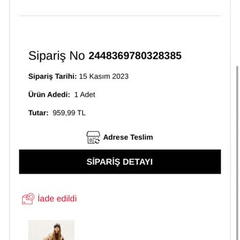 Koton İnternet Mağazası Para İadesi Yapılmadı