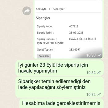 Kitapmatik.com.tr Ücret İadesi Yapılmadı