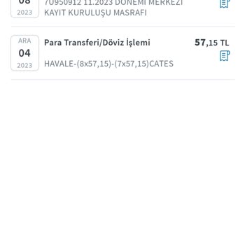 Halkbank Kayıt Kuruluşu Masraf Kesintisi