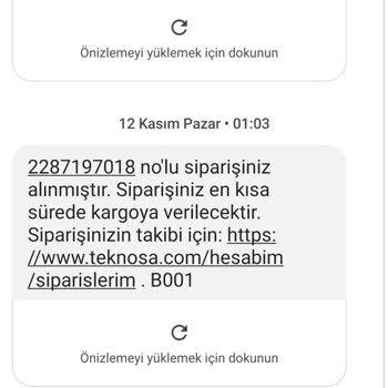 Teknosa İptal Edilen Siparişin Para İadesi