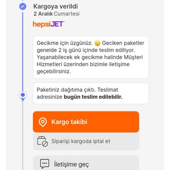Hepsiburada Kargom Ortada Yok